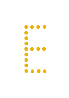 Thumbnail of letter E
