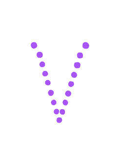 Thumbnail of letter V