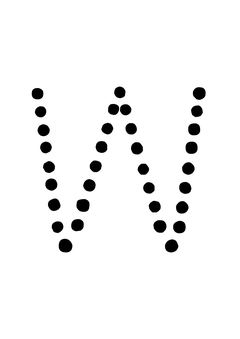 Thumbnail of letter W
