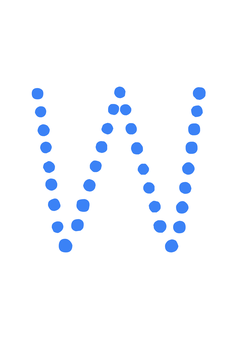 Thumbnail of letter W