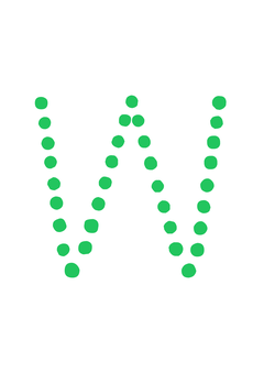 Thumbnail of letter W
