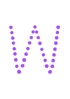 Thumbnail of letter W