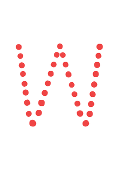 Thumbnail of letter W