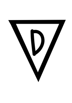 Thumbnail of letter D