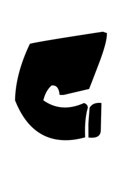 Thumbnail of letter C in graffiti font