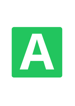 Thumbnail of letter A