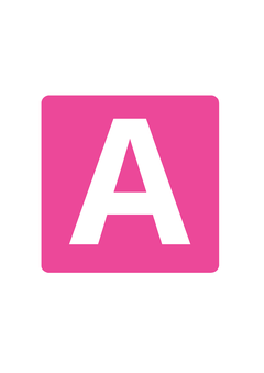 Thumbnail of letter A