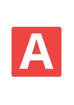 Thumbnail of letter A