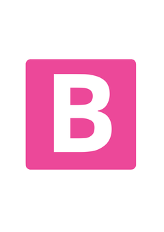 Thumbnail of letter B