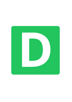 Thumbnail of letter D