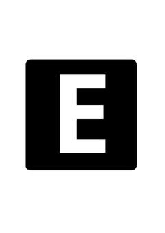 Thumbnail of letter E