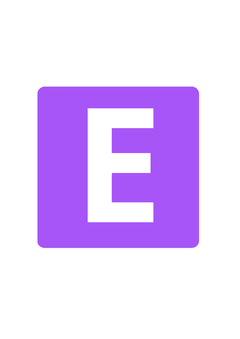 Thumbnail of letter E