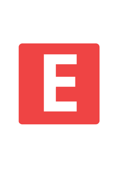 Thumbnail of letter E