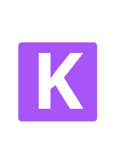 Thumbnail of letter K