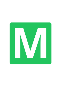 Thumbnail of letter M