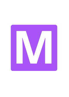 Thumbnail of letter M