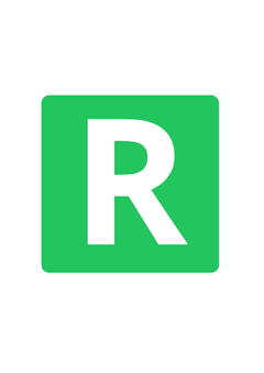Thumbnail of letter R