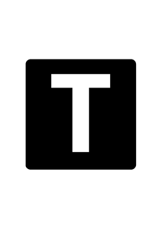 Thumbnail of letter T