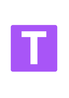 Thumbnail of letter T