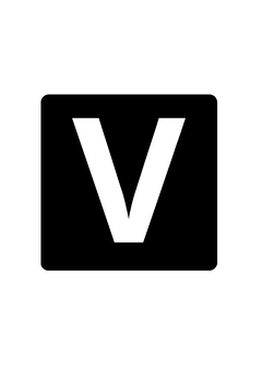 Thumbnail of letter V
