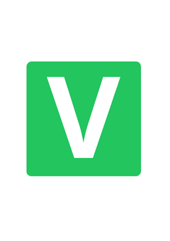 Thumbnail of letter V
