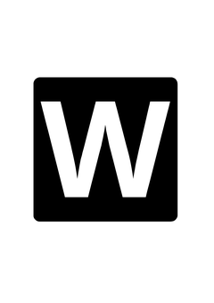 Thumbnail of letter W