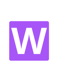 Thumbnail of letter W