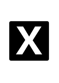 Thumbnail of letter X