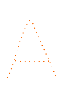 Thumbnail of letter A