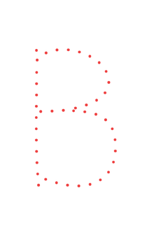 Thumbnail of letter B