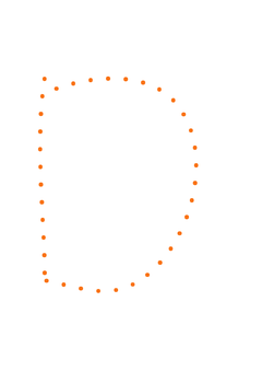 Thumbnail of letter D