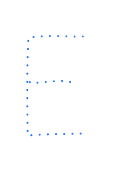 Thumbnail of letter E