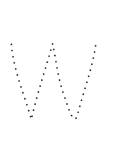 Thumbnail of letter W